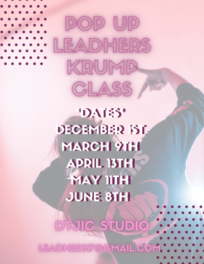 Flyers LeadHers Pop up dates